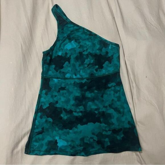 Lululemon Asymmetrical Single-Shoulder Meshed Up Tank Size S - Picture 3 of 6